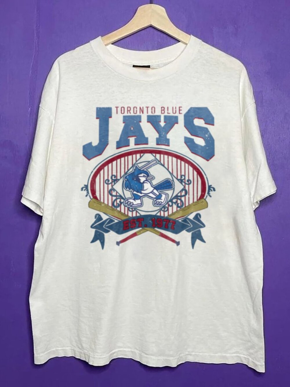 Vintage 1977 Toronto Blue Jay Baseball Unisex Shirt, Retro Toronto MLB Shirt Tee